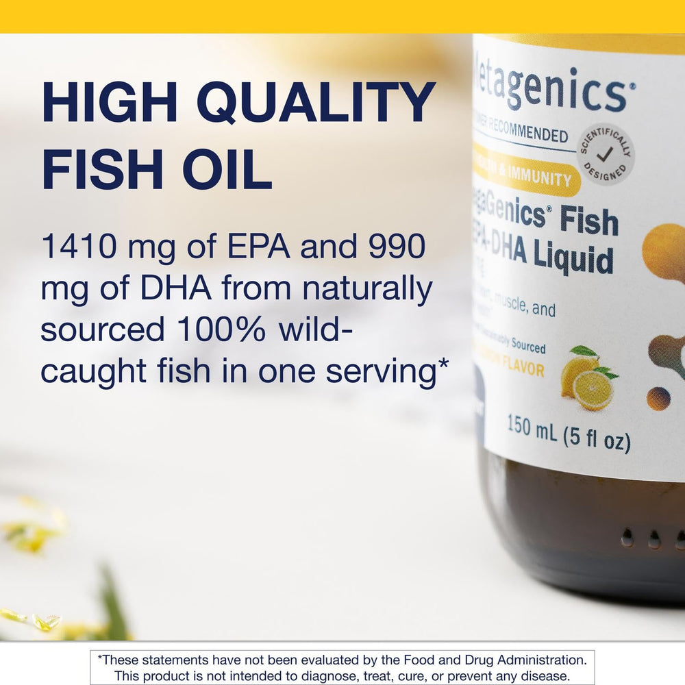 Sustainably sourced cold-water fish used for OmegaGenics EPA-DHA