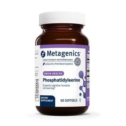 Metagenics phosphatidylserine 150 mg bottle front label