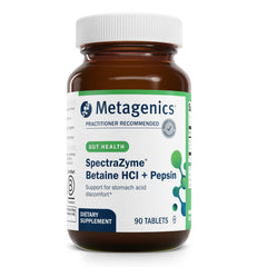 Metagenics SpectraZyme Betaine HCl with Pepsin bottle – 90 capsules