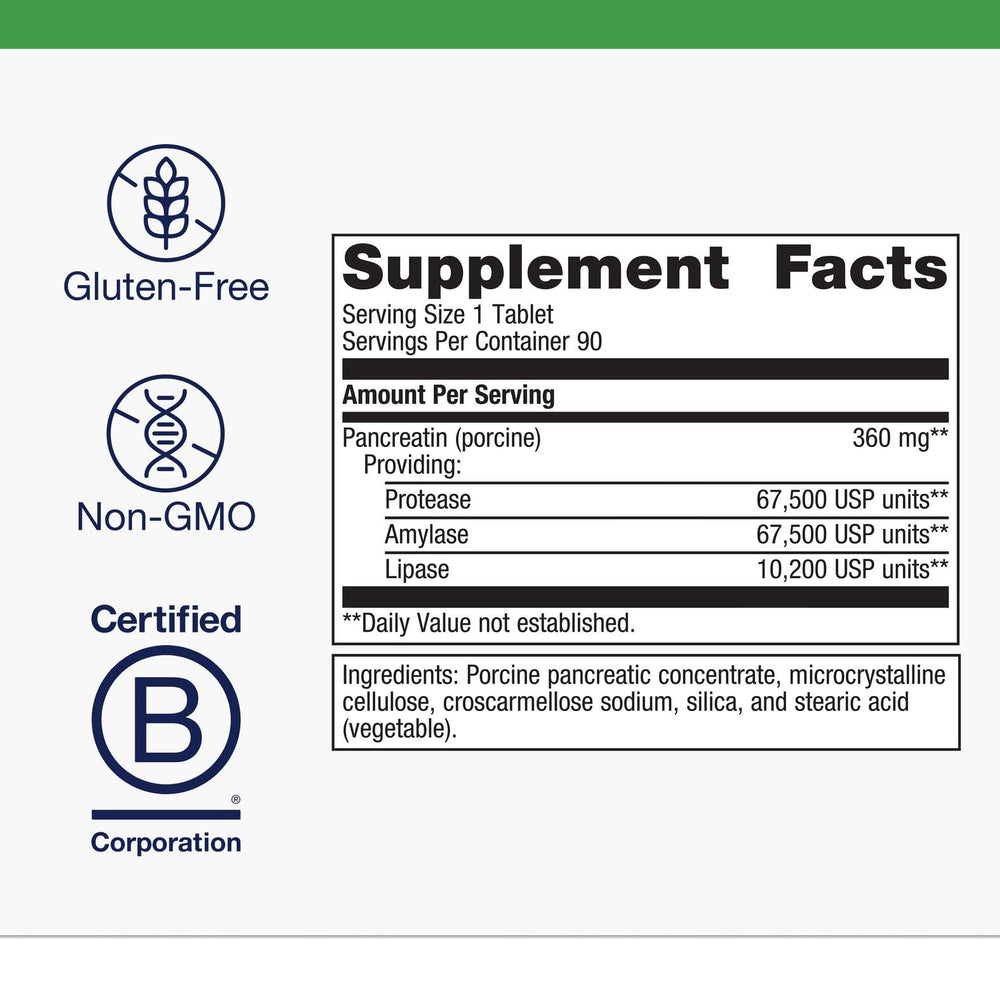 Metagenics SpectraZyme Pancreatic Enzymes capsules closeup highlights enzyme blend aiding nutrient breakdown