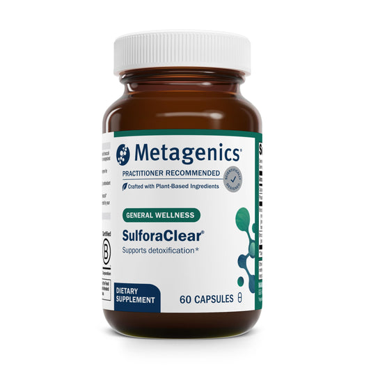 Hero image of Metagenics SulforaClear detox and antioxidant support, 60 capsules