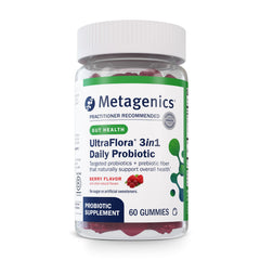 Metagenics UltraFlora 3 in 1 Daily Probiotic Gummies 60 count
