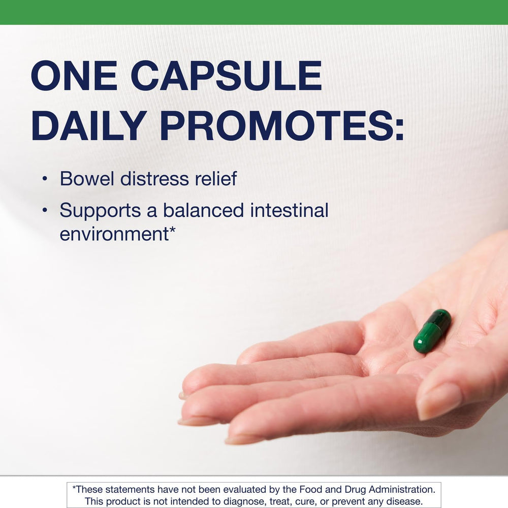 Close-up of Metagenics UltraFlora Acute Care label highlighting strains and benefits.