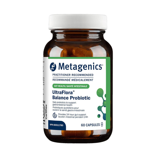 Metagenics UltraFlora Balance Probiotic bottle – front view
