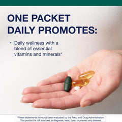 Omega-3 packets illustrating heart health benefits