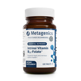 Front view of Metagenics Intrinsi B12-Folate 180-tablet bottle
