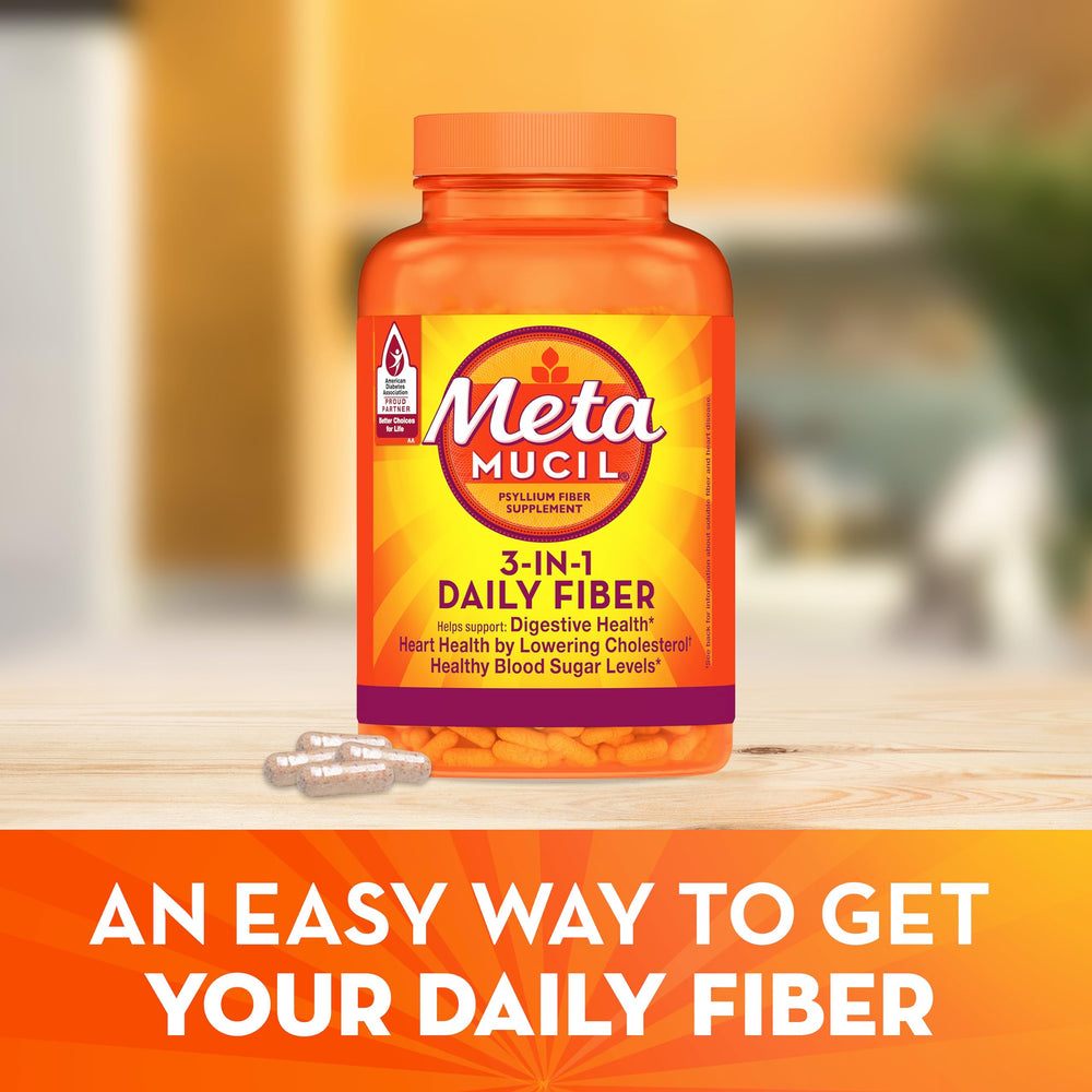 Metamucil Psyllium Husk Capsules front view