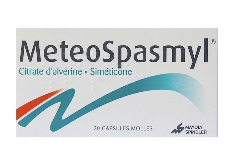 Close-up of MeteoSpasmyl soft capsules