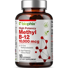 Methyl B-12 10,000 mcg cherry-flavored vegan lozenge