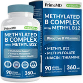 Bottle of Methylated B Complex with Methylfolate and B12