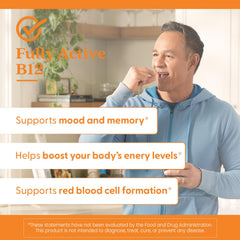 Graphic illustrating bioactive methylcobalamin form of Vitamin B12
