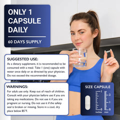 Packaging and bottle of Methylene Blue 10 mg capsules