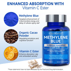 Antioxidant blend capsule with vitamin C ester and cacao powder