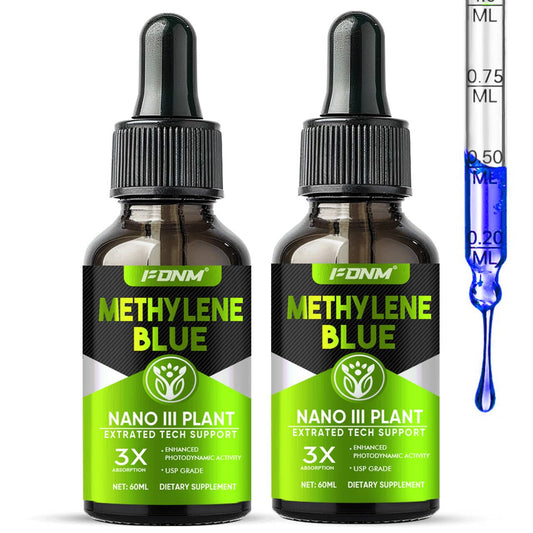 Packaging for Methylene Blue Drops 2-pack