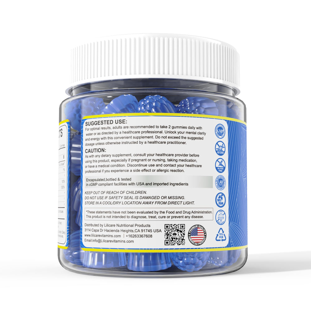 Vegan, sugar-free gummy formulation