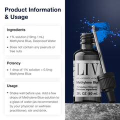 Lab-tested purity and potency certificate for Methylene Blue