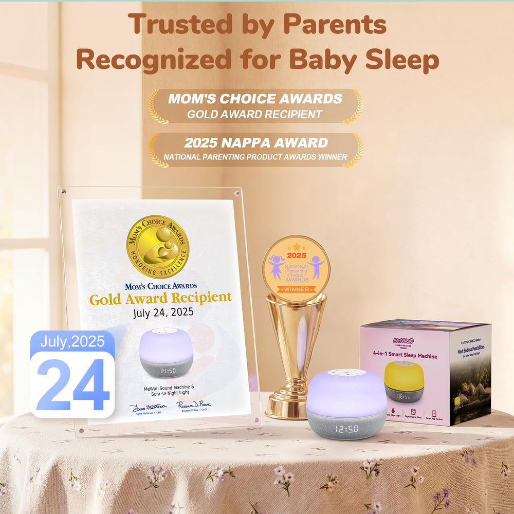 Mewaii sunrise alarm clock ready for morning wake-up routine