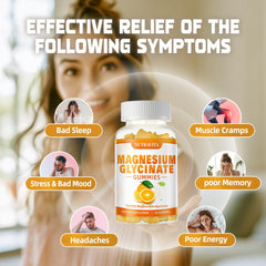 Sugar-free orange flavored vegan gummies in packaging