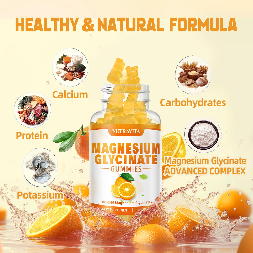 Ingredient panel showing chelated magnesium potassium complex