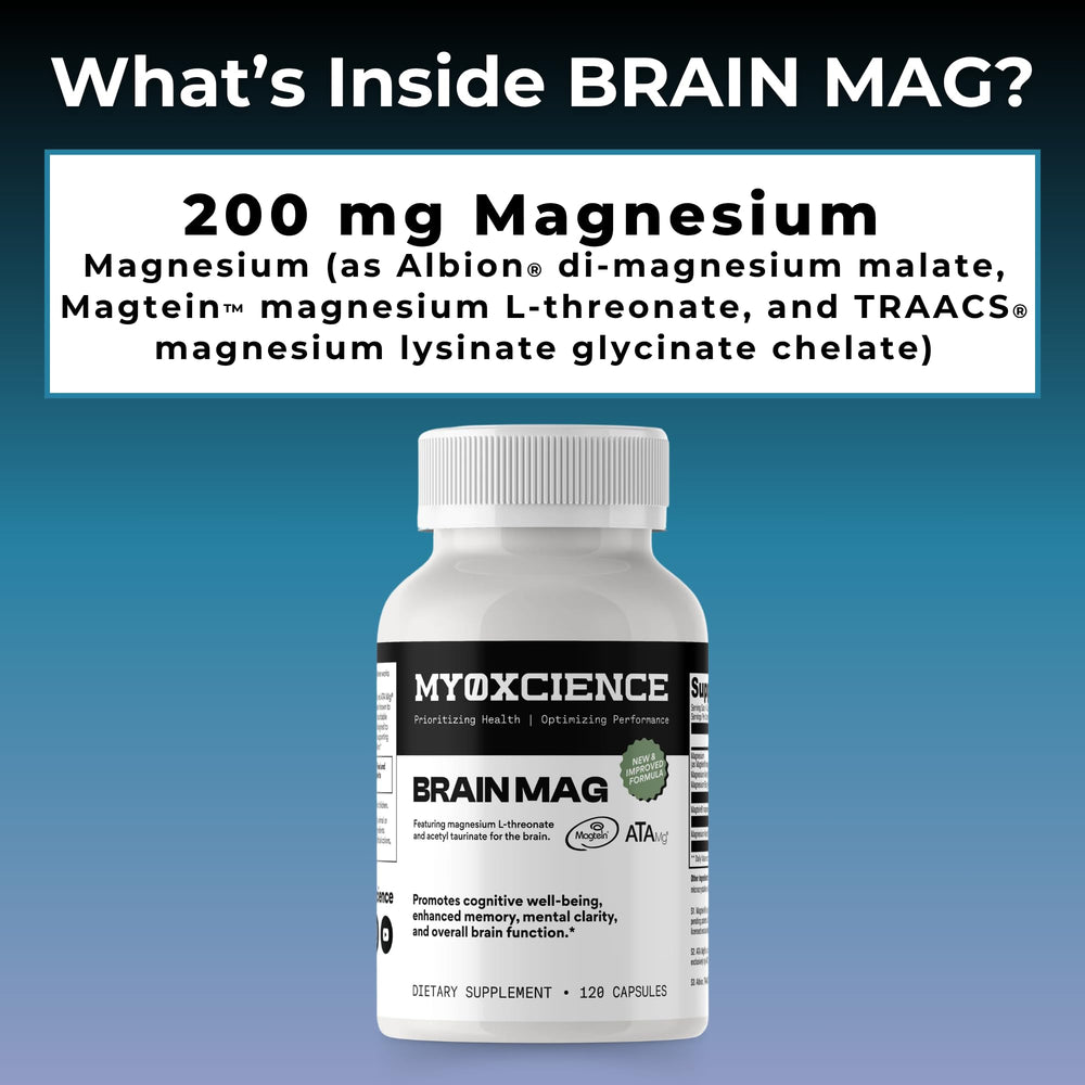 Label highlighting cognitive support and brain function benefits