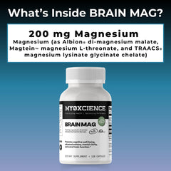 Label highlighting cognitive support and brain function benefits