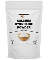 Front view of mGanna Calcium Hydroxide powder resealable pouch - 227 g