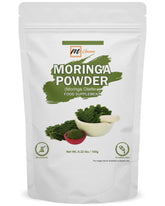 mGanna Moringa powder in resealable stand-up pouch