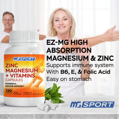 Zinc mono-L-methionine and L-aspartate illustration