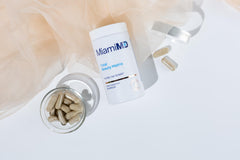 MiamiMD Total Beauty Matrix nutrition label shows vitamin C.