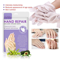 MianYang gloves close-up showing serum penetration and hydration