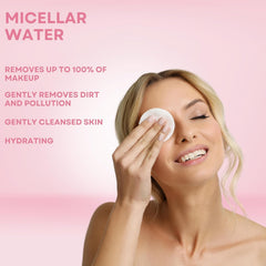 700ml Micellar Water packaging highlighting long-lasting value