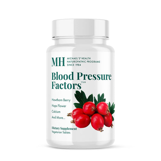 Michael's Blood Pressure Factors bottle front view
