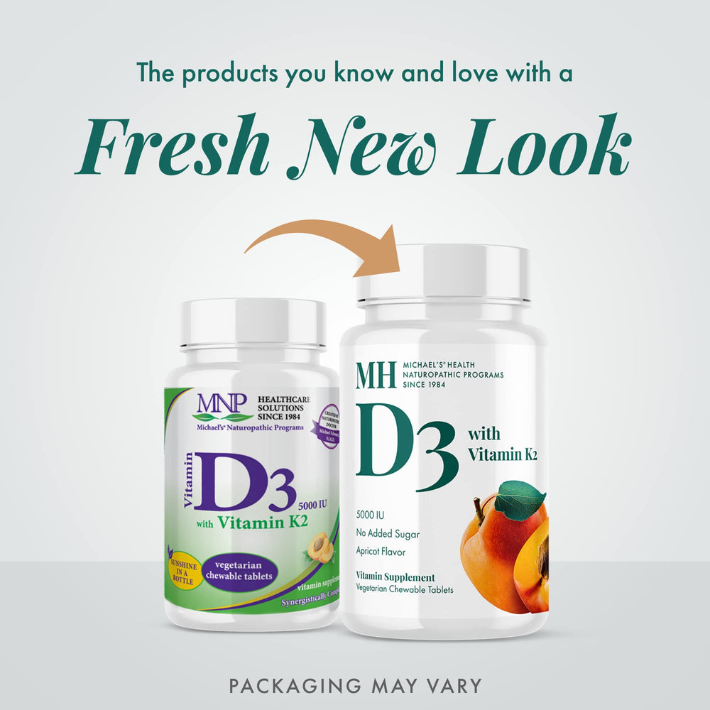 Nutrition panel showing 125 mcg Vitamin D3 and 90 mcg Vitamin K2