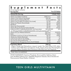 Front packaging of Michael's Health Naturopathic Teen Girls Multivitamin