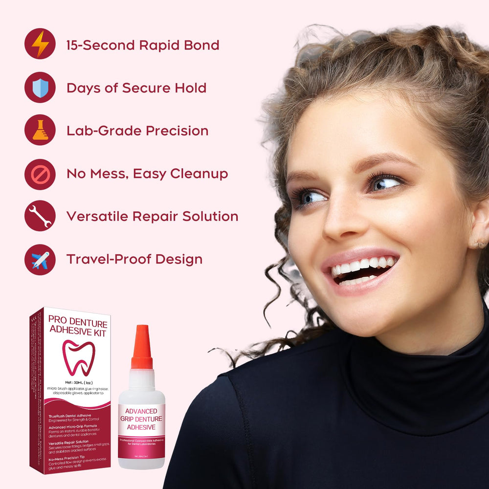Included micro brush and precision tip for delicate dental work