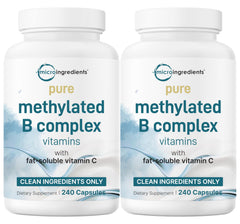Micro Ingredients 2-pack methylated B complex bottle with 480 capsules