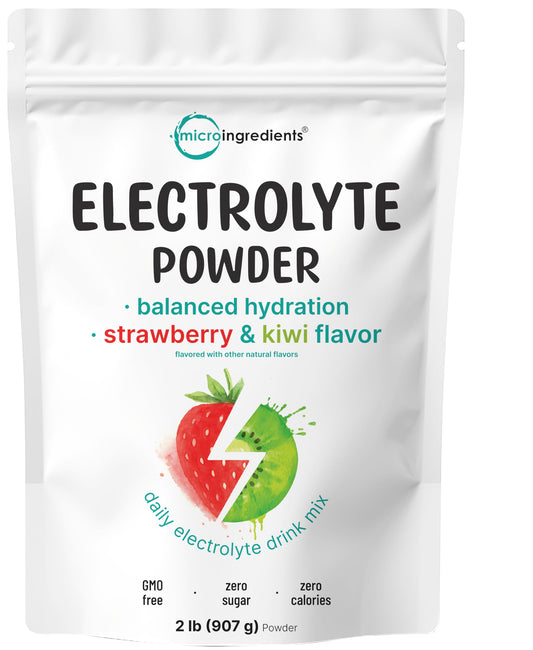 Micro Ingredients Hydration Electrolyte Powder 2 lb container - front view