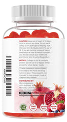 Gummies with healthy hair, skin, nails and joints concept