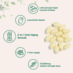 Softgel capsule with virgin coconut oil base