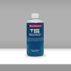 Micro-Scientific Goo Gone topical remover edge of tape safely lifts adhesive without irritation