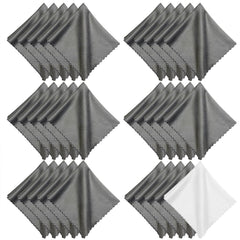 Soft microfiber cleaning cloths (6x7 inches) for eyeglasses and lenses