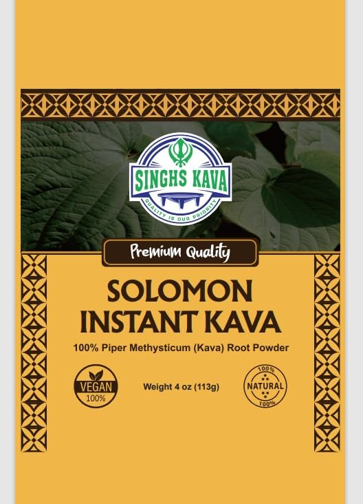 Measuring spoon showing 2-4 teaspoons of kava powder