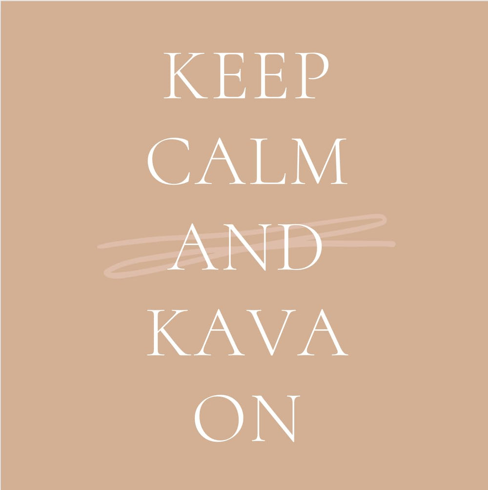 Pouring kava powder into a cup