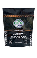 Close-up of smooth, fine kava powder texture for easy dissolving