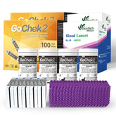 MicroTech blood-glucose-strips-pack provides precise results for family health monitoring.