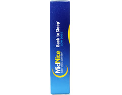 MidNite Sleep Aid tablets in hand for portable sleep support