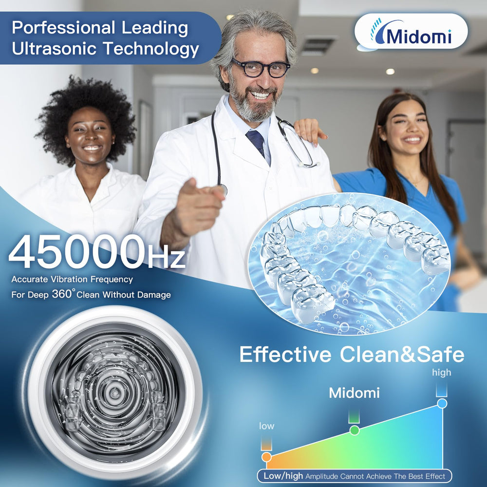 Detachable rechargeable UV light lid for Midomi cleaner