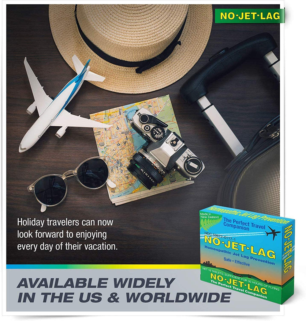 Lifestyle image of NO Jet Lag with travel context