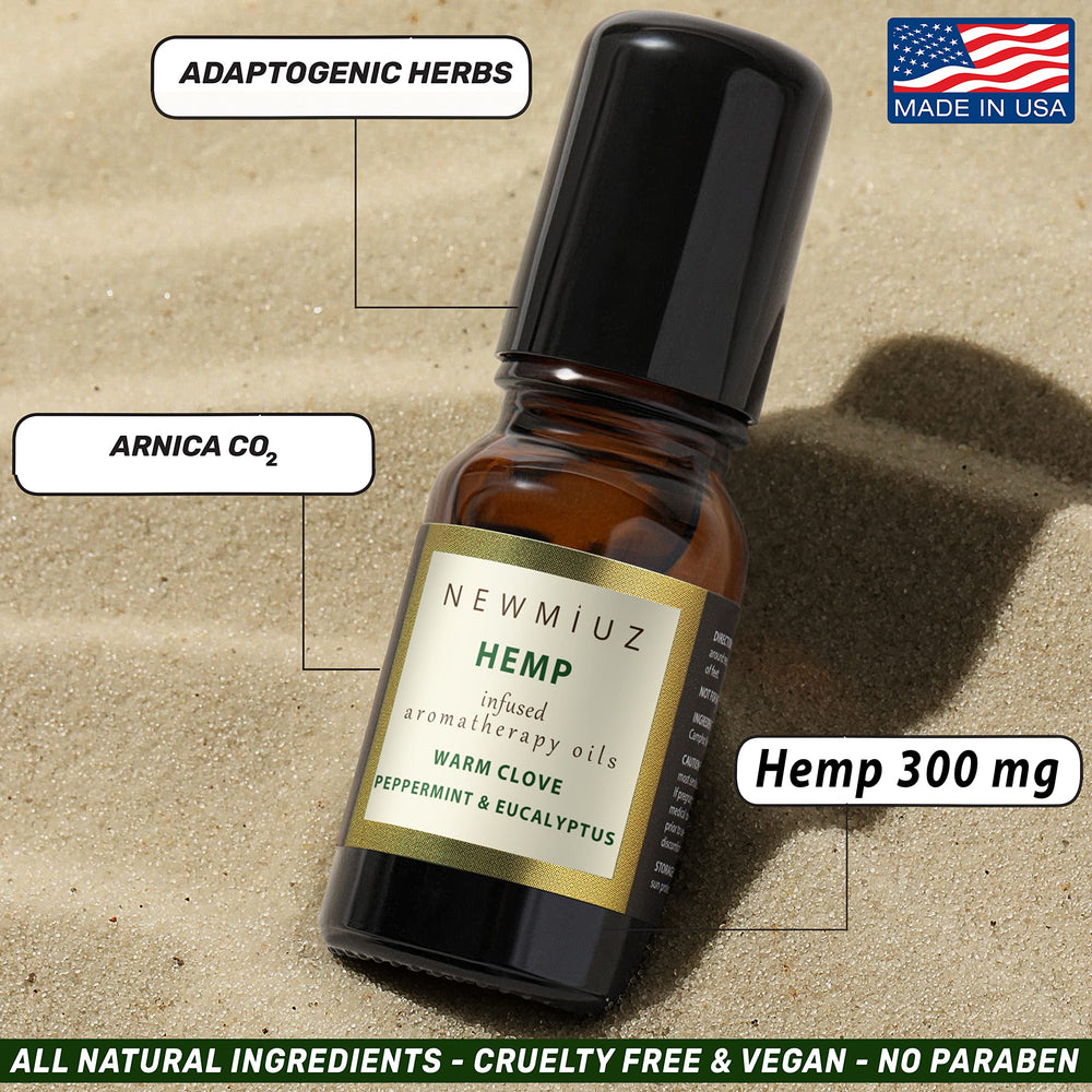 Aromatherapy roll-on for stress relief and mood reset