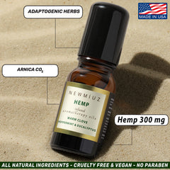 Aromatherapy roll-on for stress relief and mood reset